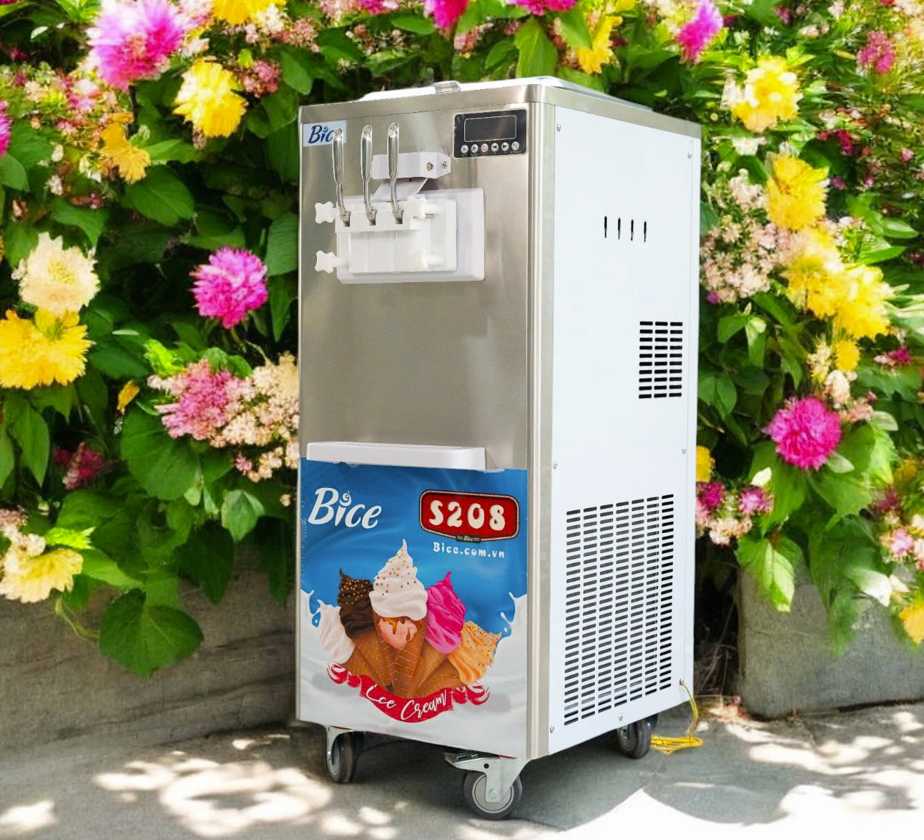 Máy làm kem Bice S208 sẵn sàng phục vụ